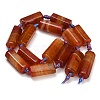Natural Dragon Veins Agate Beads Strands GG-CBAD37B-01-4