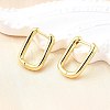 Brass Huggie Hoop Earrings LS-EJEW-F245-04G-A-5