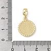 Brass European Style Dangle Charms KK-E799-08G-3