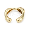 Brass Cuff Rings RJEW-U030-02G-01-3