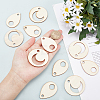 20Pcs 2 Style Wood Plywood Embroidery Floss Organizer FIND-NB0002-25-3