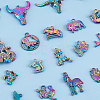Animal Theme Alloy Pendant Sets FIND-HY0001-48-4