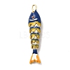 Rack Plating Brass Pendants KK-A268-05G-C06-1