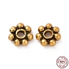 925 Sterling Silver Bead Caps STER-D036-20AG-01-4