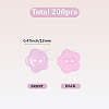 200Pcs 2-Hole Resin Buttons RESI-SP0001-52A-2