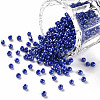 (Repacking Service Available) Glass Seed Beads SEED-C021-4mm-128-1