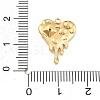 304 Stainless Steel Rhinestone Pendants STAS-R155-035M-G-3