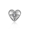 316L Surgical Stainless Steel Micro Pave Clear Cubic Zirconia Tongue Rings FS-WG6EDE0-02-1