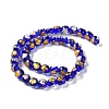 Handmade Gold & Silver Foil Lampwork Beads GLAA-G107-07B-04-1