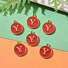 Golden Plated Alloy Enamel Charms LS-X-ENAM-S118-03Y-5