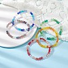 Glass Beaded Stretch Bracelets for Women BJEW-JB09675-2