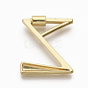 Brass Screw Carabiner Lock Charms KK-T046-001G-Z-NF-2