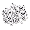 Opaque Acrylic Beads OACR-S076-01F-1