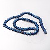 Electroplate Non-magnetic Synthetic Hematite Bead Strands G-F300-24C-F05-2