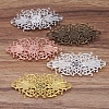 Vintage Hair Accessories Iron Hair Barrette Findings OHAR-PW0001-035AB-1