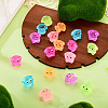 18Pcs 6 Colors Luminous Resin Pig Diaplay Decoration RESI-TAD0001-02-6