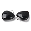 Natural Obsidian Pendants G-E603-01P-04-3