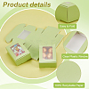 Rectangle Paper Folding Shipping Box with Window CON-WH0099-25A-4