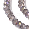 Baking Electroplate Glass Beads Strands DGLA-A039-J4mm-B06-3