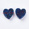 Electroplate Natural Druzy Agate Beads G-E400-03-B03-3