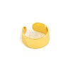 Women's Simple Brass Cuff Earrings EJEW-BB62862-B-1