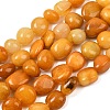Natural Yellow Aventurine Beads Strands G-C257-02-2