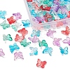 80Pcs 4 Colors Electroplate Glass Beads EGLA-YW0001-33-5