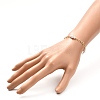 Handmade CCB Plastic Imitation Pearl Beaded Bracelet for Girl Women BJEW-JB06734-3
