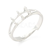 Adjustable Brass Finger Ring Trays for Hanging Pendant KK-K414-03C-S-1