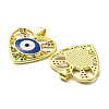 Real 18K Gold Plated Brass Pendants KK-L209-011G-04-2