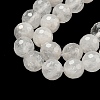 Natural Quartz Crystal Beads Strands X-G-E571-A11-02-4