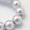 Baking Paint Glass Pearl Bead Strands HY-Q003-3mm-25-3