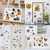 8 Sheets 8 Styles PVC Waterproof Wall Stickers DIY-WH0345-117-6