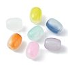 105Pcs 7 Colors Opaque Glass Beads GLAA-FS0001-43-3