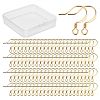 200Pcs Brass Earring Hooks KK-CN0001-35-1