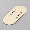 Unfinished Blank Wooden Shoelace Display Cards ODIS-WH0058-04-2