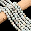Natural K2 Stone Beads Strands G-K405-B02-6mm-1