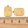 Ion Plating(IP) 304 Stainless Steel Pendants STAS-S135-11G-3