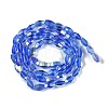 Electroplate Glass Beads Strands GLAA-Q101-03A-AB03-2