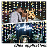 Irridescent PVC Glitter Circle Dots Garland HJEW-WH0036-37-4