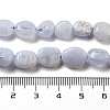 Natural Blue Lace Agate Beads Strands G-K379-A01-01-5