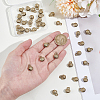 40Pcs Brass Bell Charms KK-UN0005-55-4