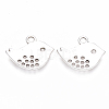 Tibetan Style Alloy Charms TIBEP-S319-088AS-RS-1