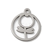 Non-Tarnish 201 Stainless Steel Pendants STAS-E206-03P-01-1