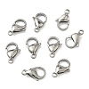 Tarnish Resistant 304 Stainless Steel Lobster Claw Clasps X-STAS-G035-G-1