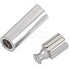 304 Stainless Steel Bayonet Clasps STAS-UN0001-88E-2