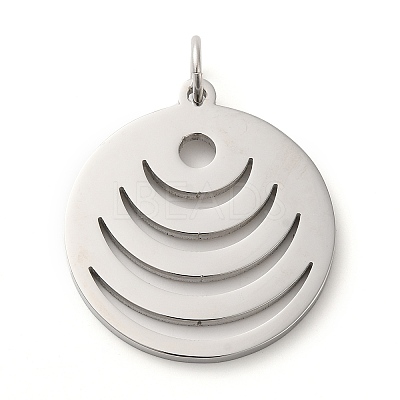 Non-Tarnish 304 Stainless Steel Pendants STAS-C086-05C-P-1