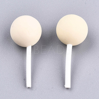 Handmade Polymer Clay 3D Lollipop Embellishments CLAY-T016-82F-1