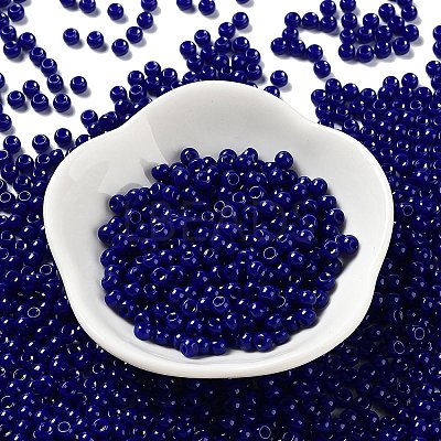 Baking Paint Glass Seed Beads SEED-H002-I-A517-1