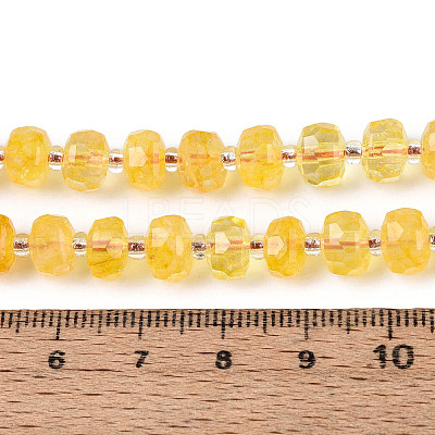 Heated Natural Citrine Beads Strands G-N327-08A-11-1